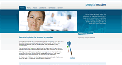 Desktop Screenshot of peoplematter.dk